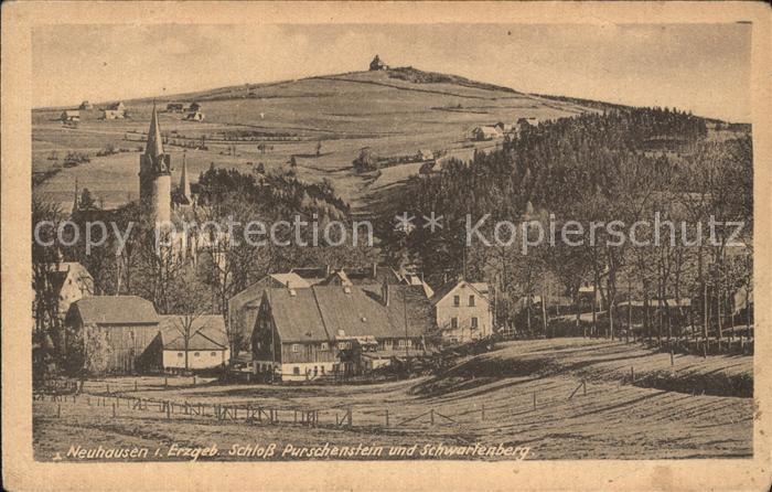 Neuhausen Erzgebirge Schloss Purschenstein Schwartenberg