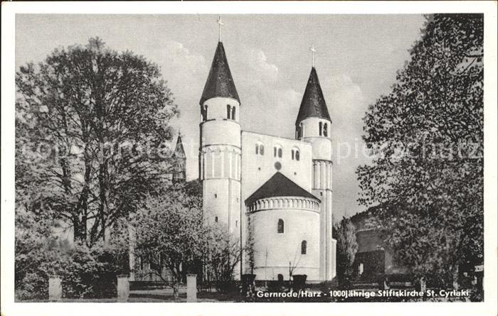 Gernrode Harz 1000 jaehrige Stiftskirche St Cyrlaki