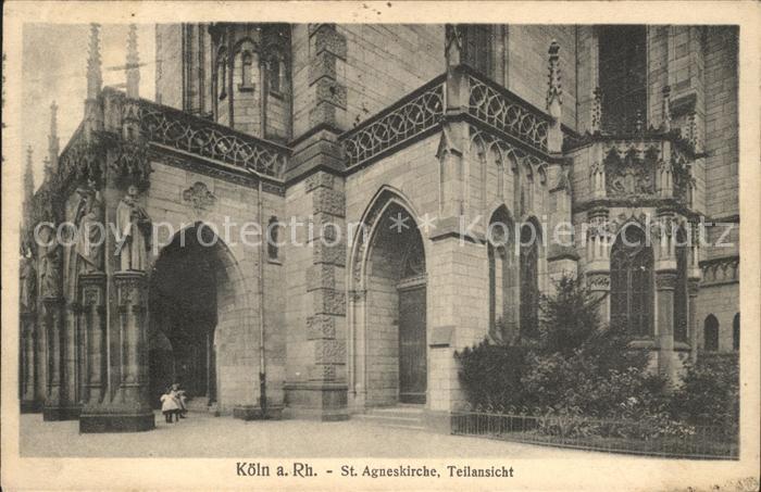 Koeln Rhein St Angeskirche Teilansicht