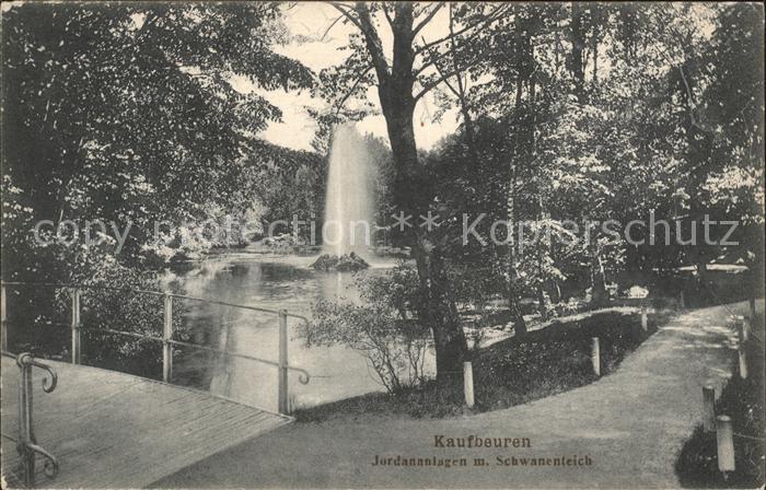 Kaufbeuren Jordananlagen Schwanenteich