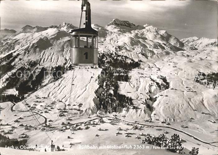 Oberlech Lech Vorarlberg Ruefibahn Mohnenfluh