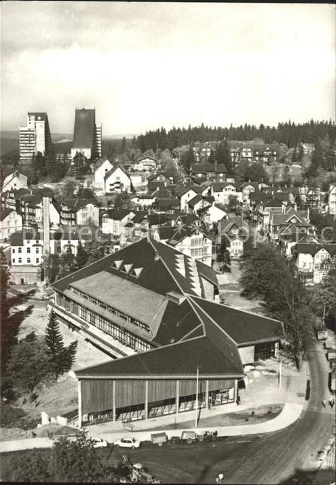 Oberhof Thueringen Blick vom FDGB Erholunsheim Rennsteig