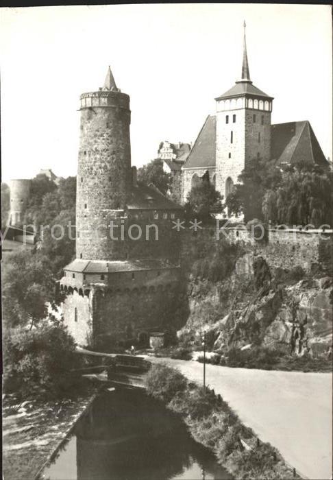 Bautzen Sachsen Alte Wasserkunst Stadtbefestigung Michaeliskirche Denkmal mittel
