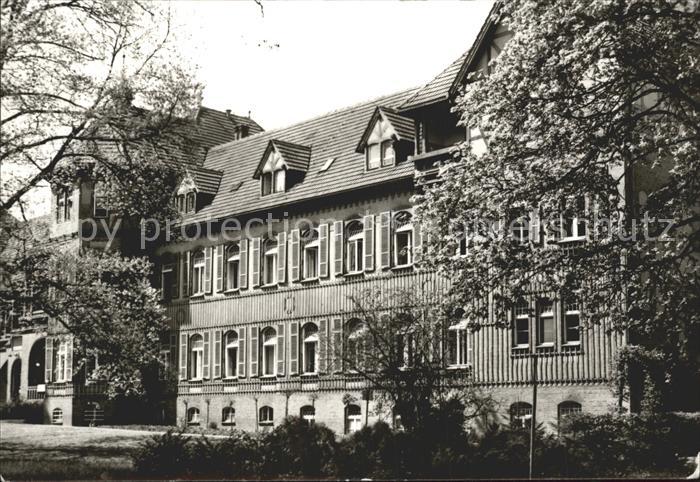 Belzig Sanatorium funktionelle Herz Kreislauf Erkrankungen Haupthaus