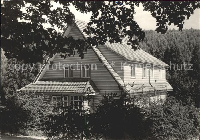 Oberschoenau Thueringen Gaststaette Kanzlersgrund