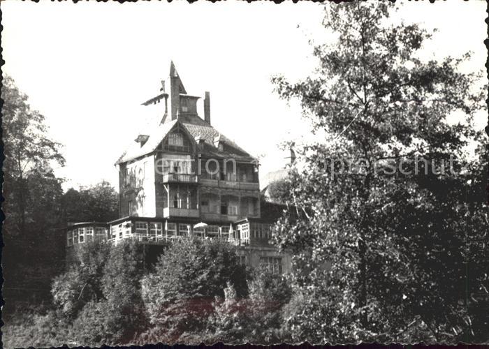 Schwarzburg Thueringer Wald HO Hotel Schwarzaburg