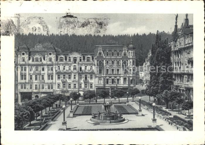 Marienbad Tschechien Boehmen Schillerplatz