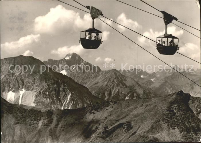 Riezlern Kleinwalsertal Vorarlberg Kanzelwandbahn Widderstein Hochkuenzelspitze