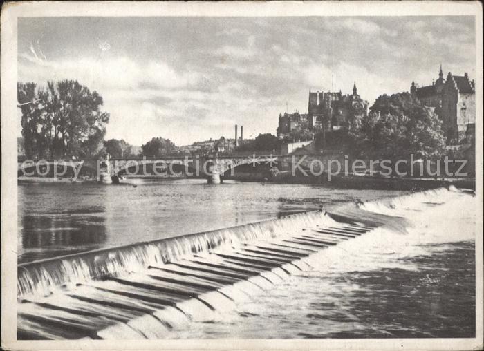 Saalfeld Saale Saalewehr Bruecke