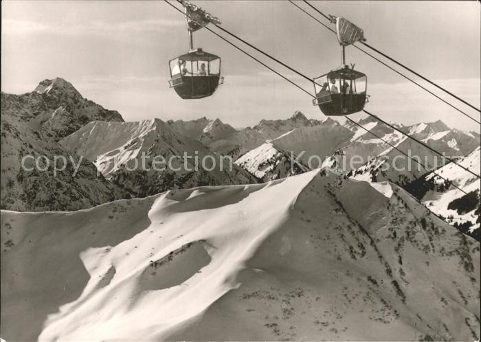 Riezlern Kleinwalsertal Vorarlberg Kanzelwand Bahn Widderstein Hochkuenzelspitze