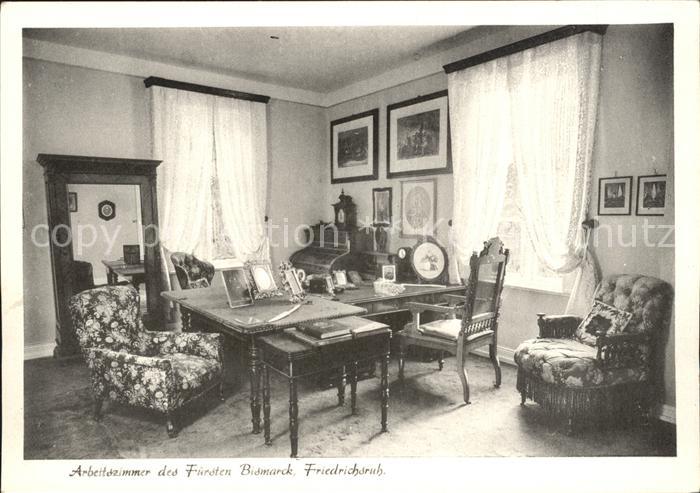 Friedrichsruh Aumuehle Arbeitszimmer Fuersten Bismarck