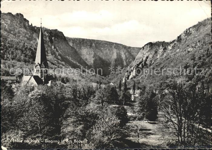 Thale Harz Kirche Bodetal