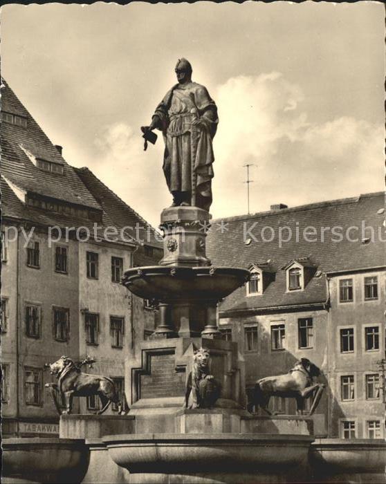 Freiberg Sachsen Denkmal Otto Reichen Obermarkt