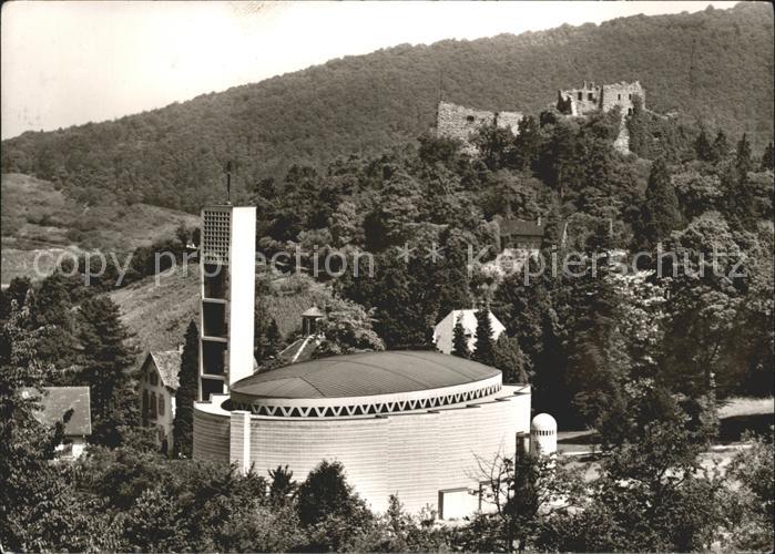 BADENWEILER BW Kath Pfarrkirche St Peter Burgruine