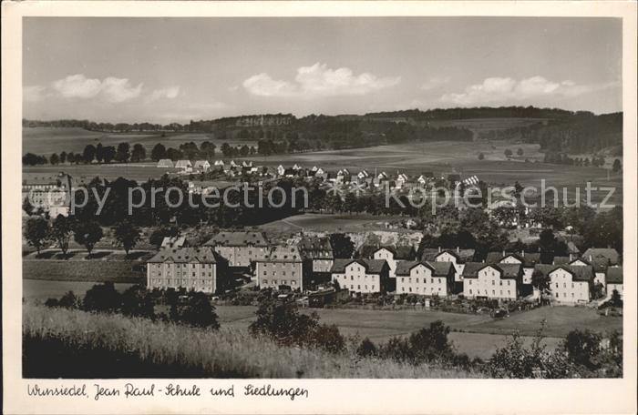 Wunsiedel Jean Raul Schule mit Siedlungen