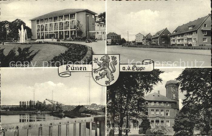 Luenen UNNA NRW Bebelstr Hafen Schloss Schwansbell