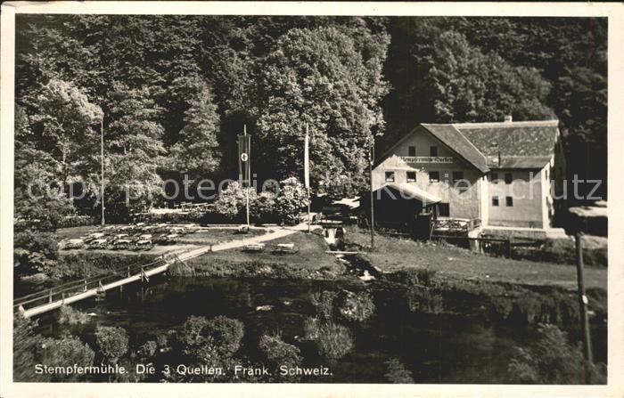 Fraenkische Schweiz Stempfermuehle Die drei Quellen