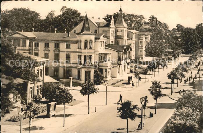 Zinnowitz Ostseebad Usedom Strandbadstrasse und Ferienheim