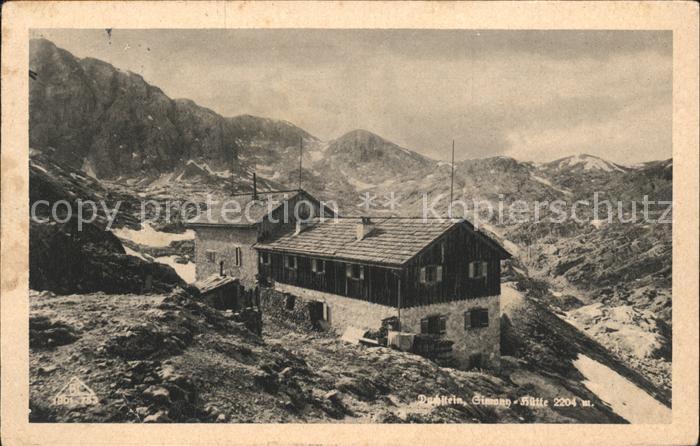 Dachstein Gebirge Simony Huette