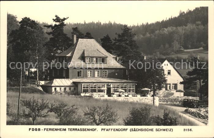 Pfaffendorf Koenigstein FDGB Ferienheim Terrassenhof