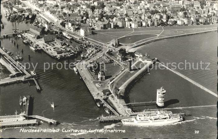 Cuxhaven Nordseebad Fliegeraufnahme