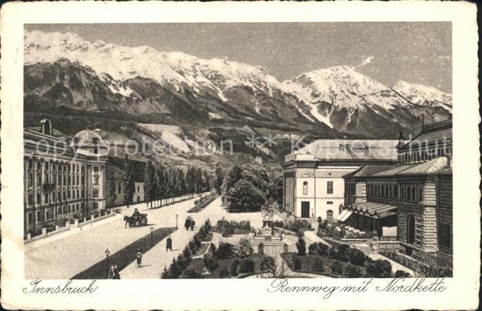 Innsbruck Rennweg mit Nordkette