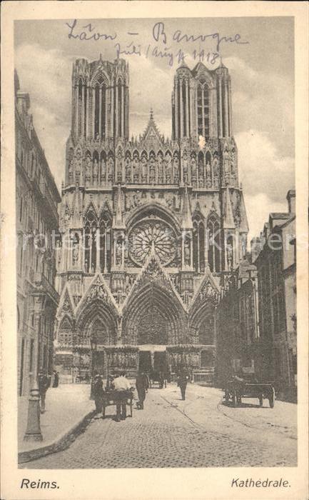 Reims Champagne Ardenne Kathedrale