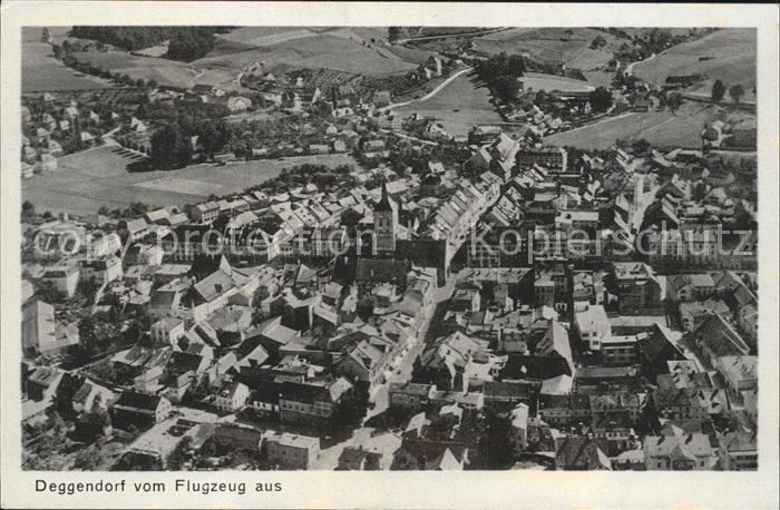 Deggendorf Donau Fliegeraufnahme