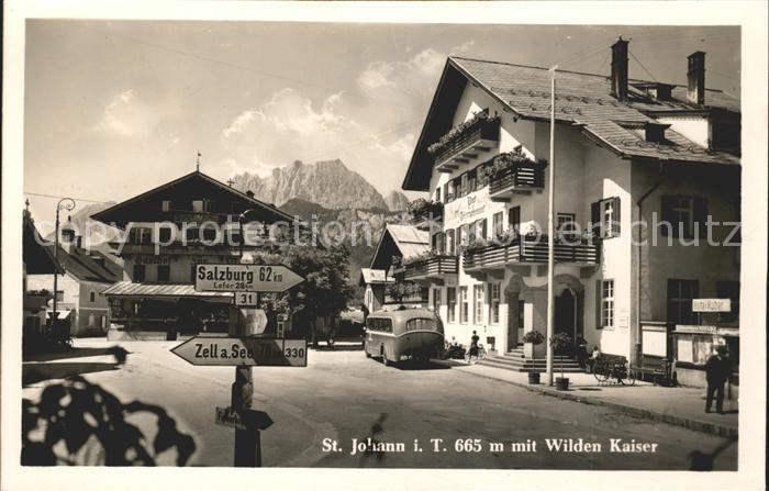 St Johann Tirol mit Wildem Kaiser