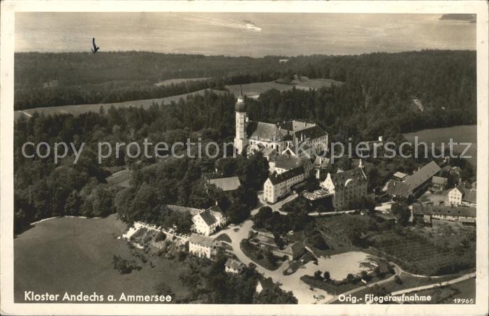 Andechs Kloster Andechs Fliegeraufnahme
