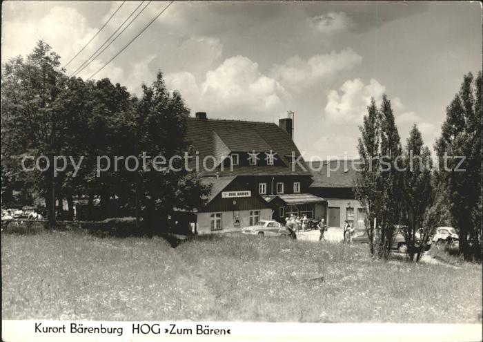 Baerenburg Sachsen HOG Zum Baeren