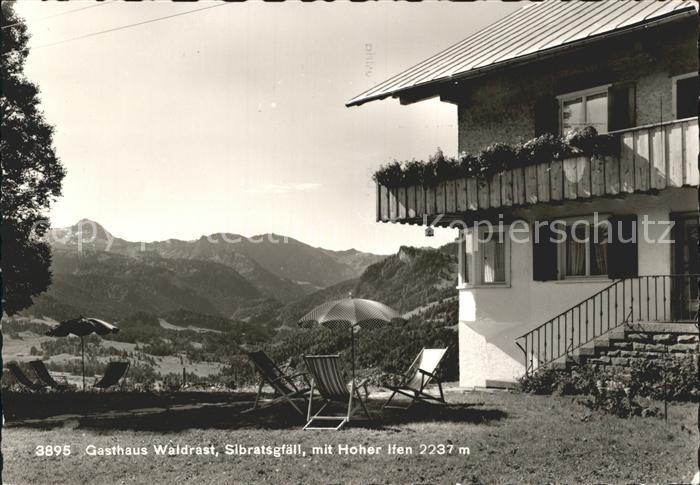 Sibratsgfaell Vorarlberg Gasthaus Waldrast mit Hoher Ifen