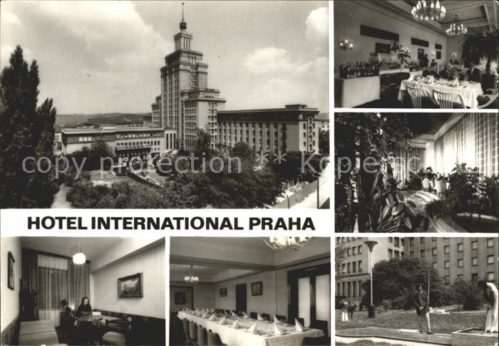 Praha Prahy Prague Hotel International Gast und Speiseraeume