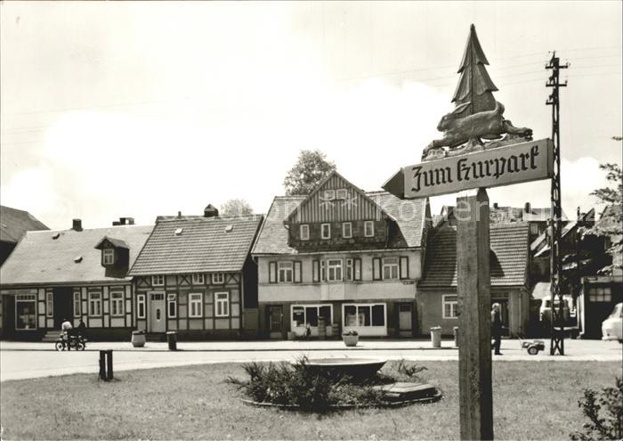 Benneckenstein Am Roten Platz Wegweiser