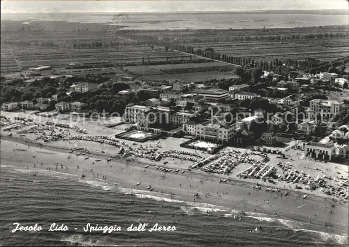 Jesolo Lido Spiaggia dall Aero