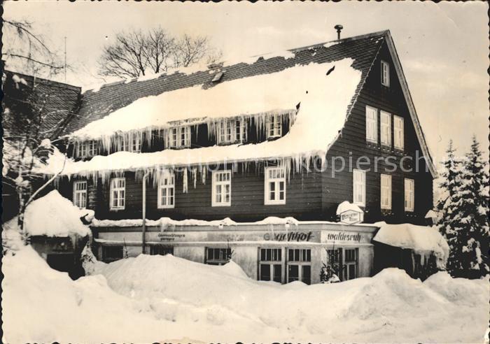 Johanngeorgenstadt OT Steinbach Gaststaette Waldesruh