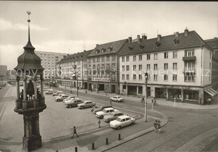 MAGDEBURG  CITY Alter Markt Denkmal des Magdeburger Reiters