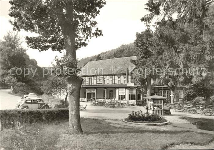 Treseburg Harz HO Gaststaette Weisser Hirsch