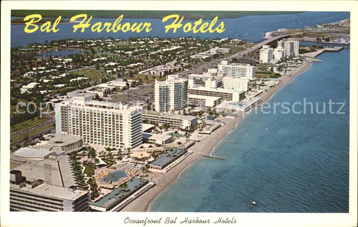 Bal Harbour Hotels Fliegeraufnahme