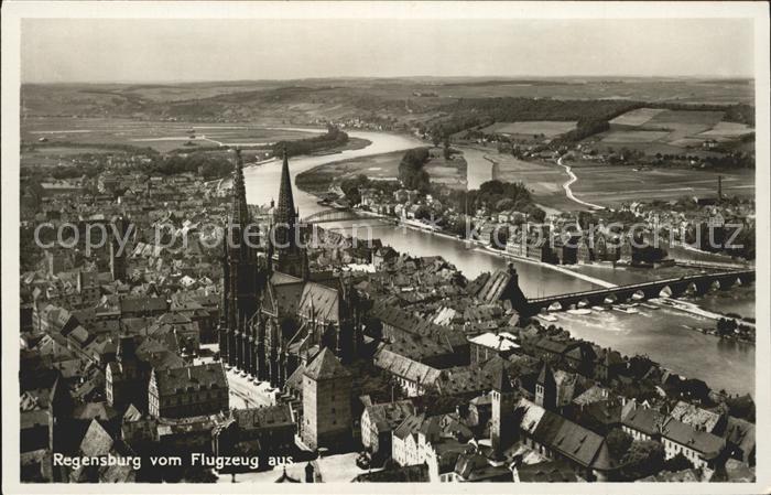 REGENSBURG Bayern Fliegeraufnahme
