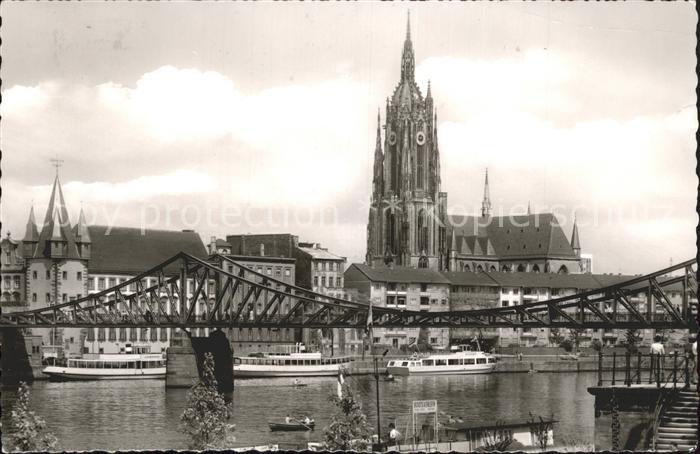 Frankfurt Main Mainpartie Dom