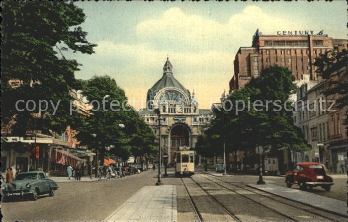 Antwerpen Anvers Midden Statie Strassenbahn