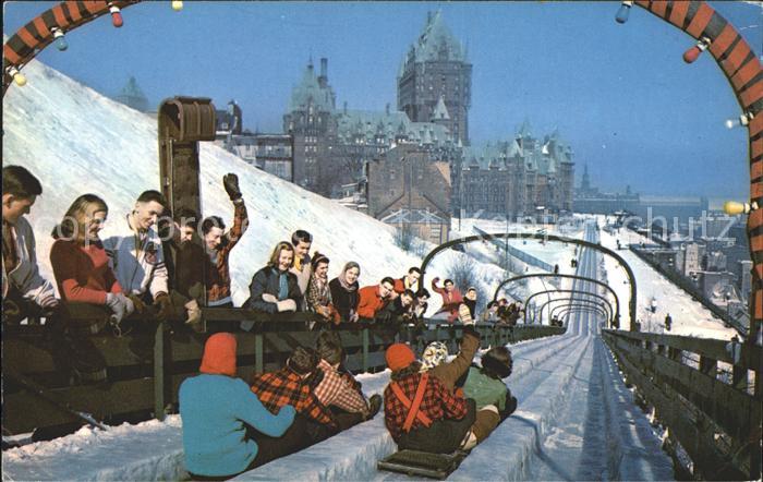 Quebec Glissoire Schlittelbahn