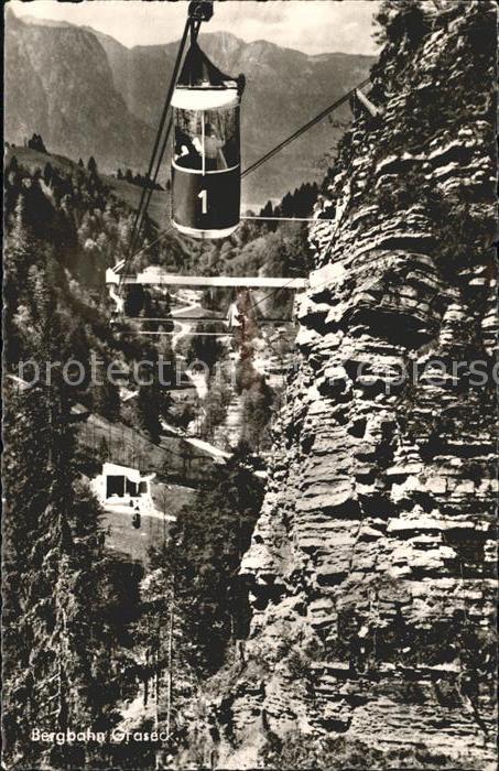 GARMISCH-PARTENKIRCHEN Bayern Seilbahn Graseck