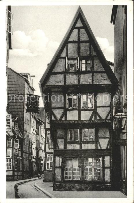 HANNOVER  CITY Altes Fachwerkhaus Potthofstrasse