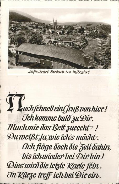 Forbach Baden Murgtal