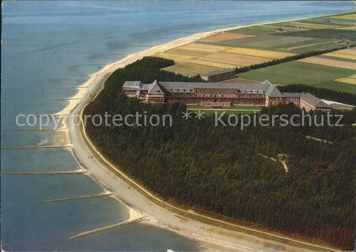 Insel Foehr Fliegeraufnahme Sanatorium Utersum