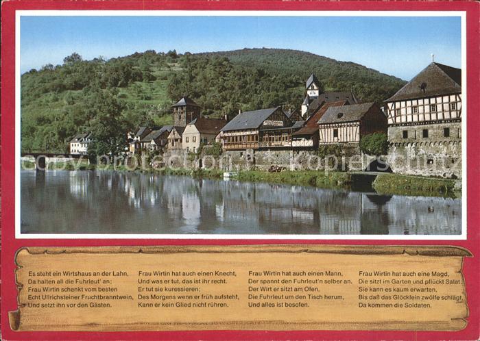 Dausenau Altes Wirtshaus an der Lahn Gedicht