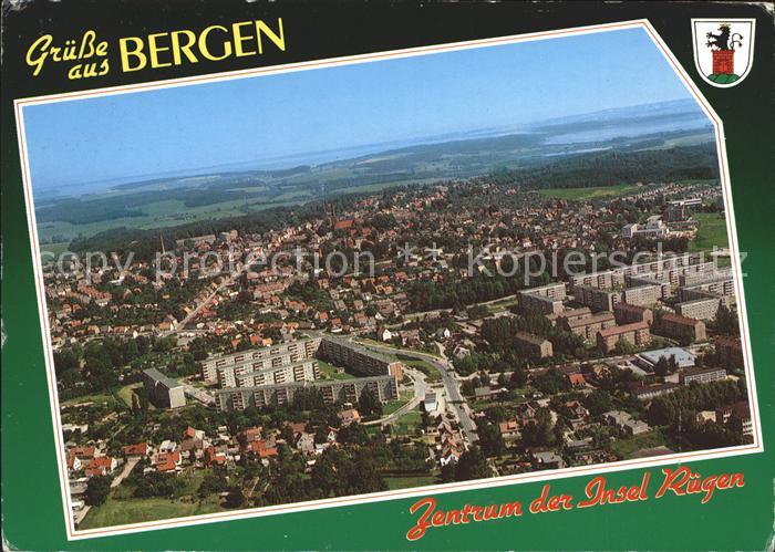 Bergen Ruegen Fliegeraufnahme