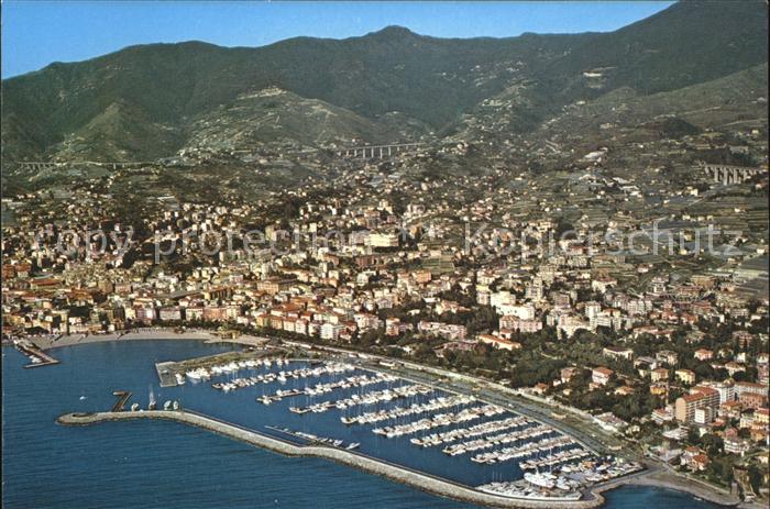 Sanremo Fliegeraufnahme Segelhafen